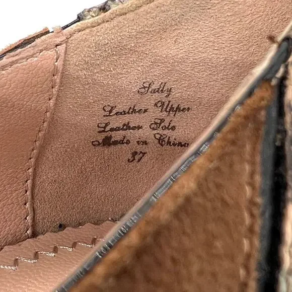 JEAN-MICHEL CAZABAT Pointy Toe Pumps Womens 6.5 Suede Patchwork Kitten Heels - Picture 8 of 10